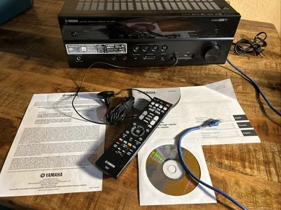 Yamaha RX-V583 5.1-Channel 4K Ultra HD AV HDMI Receiver Bluetooth Remote Bundle - Image 1 of 4