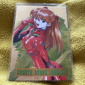 Carddass Master Asuka Evangelion 1st Edition Trading Card Rare Condition - Picture 1 of 2