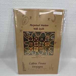Perpetual Motion Wall Quilt Pattern  Cabin Fever Designs 30.5"X37" - Picture 1 of 5