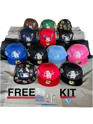 New Era Fitted 59fifty Hat Mix + FREE Customization kit - Image 1 of 4