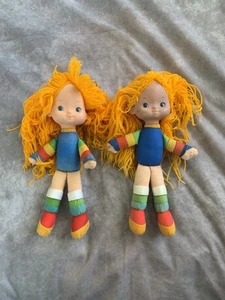 2 Hallmark 1983 Rainbow Brite Project Dolls per pezzi di ricambio riparazione ricondizionamento - Foto 1 di 14