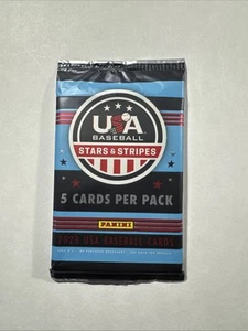 (1) Paquete sellado de fábrica de béisbol Panini USA Stars & Stripes 2023 de caja - Imagen 1 de 2