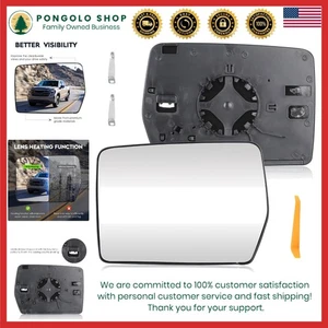 Espejo retrovisor térmico lado izquierdo conductor cristal compatible con F150 2004-2014 vista lateral - Imagen 1 de 9