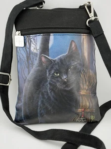 Beautiful New With Tags Nemesis Now / Lisa Parker Black Cat Crossbody Bag - Picture 1 of 5