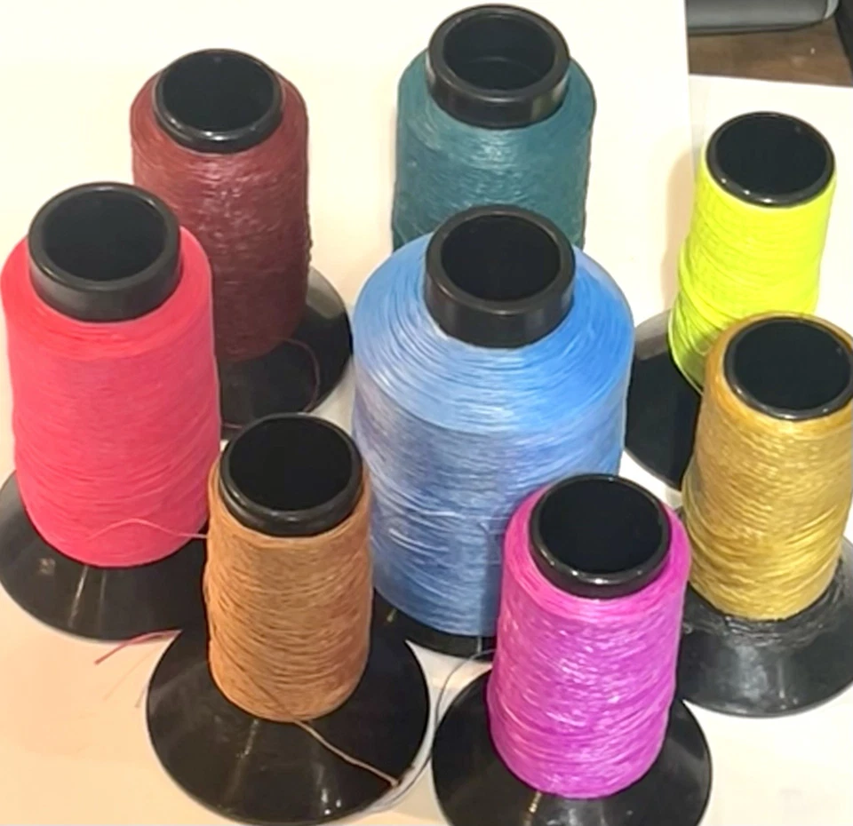 BCY 8190 LOT Bowstring Material 8 partial spools - Image 1 of 4