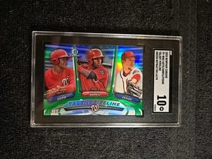 2018 Soto/Abreu/Fedde (RC) 64/99 SGC 10 GM Bowman Chrome TP-WAS Talent ~1stB - Picture 1 of 6