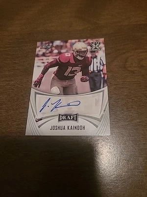 2021 Leaf Draft Joshua Kaindoh Rookie Auto #BA-JK1 C002276 - Image 1 of 2