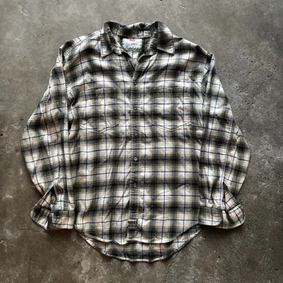 Vintage 90s Levi’s Flannel Shirt SHADOWPLAID Rayon Cotton XL - Image 1 of 4