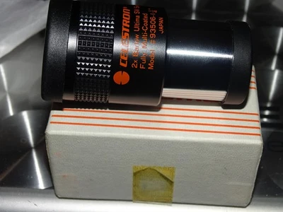 Celestron Ultima Serie SV 2x Barlow 93506 1.25" Hecho en Japón Foto 1 de 4