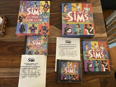 Les The Sims (2000) PC Big Box Version Française And Ça Vous Change La Vie READ - Image 1 of 2