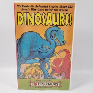 Dinosaurs! Michael Berenstain I Love Dinosaurs Series GoodTimes VHS RARE OOP - Picture 1 of 6