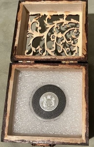 Moneda de una libra de plata Tristan Da Cunha 'QE II 90 cumpleaños' edición limitada 2016 prueba - Imagen 1 de 7