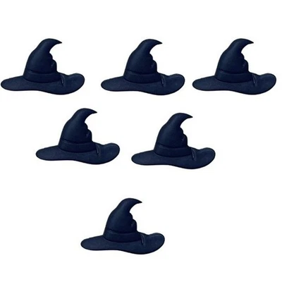 Witch Hat Buttons (5 pcs) - Buttons Galore - Halloween - Craft Sewing Scrap - Image 1 of 2