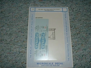 Microscale HO decals MC-4036 ACF 4 Bay Center Flow Hopper Polysar Resins  PPP - Picture 1 of 1