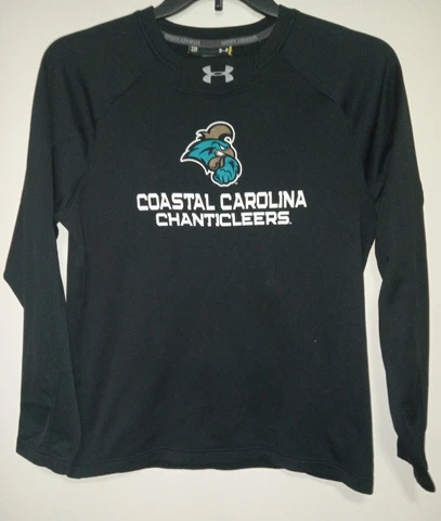 Under Armour Coastal Carolina University CCU Chanticleer Shirt Sz S Loose *READ Cover