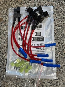 8pcs Car Micro Fuse Box Circuit Adapter ATM Blade Fuse For Car Van Motorcycle RV - Picture 1 of 3