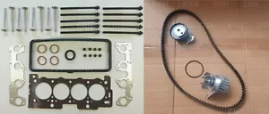 FOR PEUGEOT 206 207 1.4 8V HEAD GASKET SET BOLTS 8 VALVES TIMING BELT KIT + PUMP - Picture 1 of 1