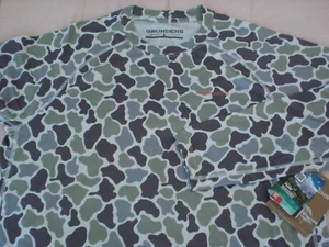Grundens Solstrale L/S Perf. Fishing Shirt, NWT - Men’s L + XL, Camo $50, UPF50 - Picture 1 of 9