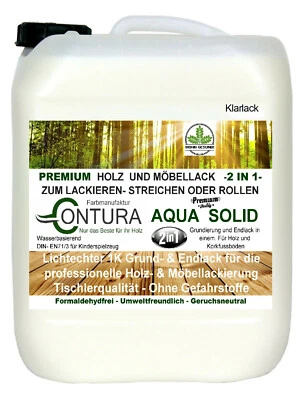 Holzlack Möbellack Klarlack Lack Tischlerlack farblos Möbel Holz Holzschutz  - Bild 1 von 4