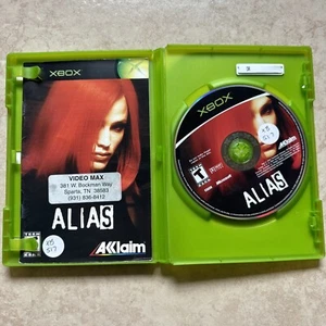 Alias (Microsoft Xbox, 2004) Disc & Manual Only Free Shipping!! - Picture 1 of 6