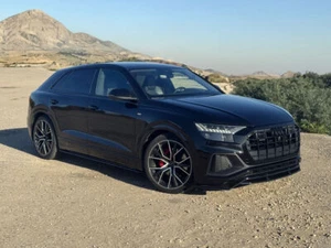 Juego difusor faldón lateral negro brillo para Audi Q8 S Line SQ8 - Imagen 1 de 7