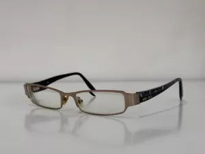 Jimmy Choo 30 Women's Square Brown Black Snake Eyeglasses Frame 51-17-135 - Picture 1 of 13