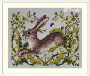 Merejka Counted Cross Stitch Kit The Hare K-147A - Picture 1 of 4