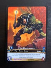 World of Warcraft WoW TCG Promo - EA Extended Art Flint Shadowmore