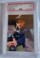 1993 STADIUM CLUB MURPHY #117 DEREK JETER RC HOF YANKEES PSA 9  NYY