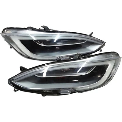 New Pair Headlight Assembly For Tesla Model S 2016-2020 1053570, 1053571 - Image 1 of 4