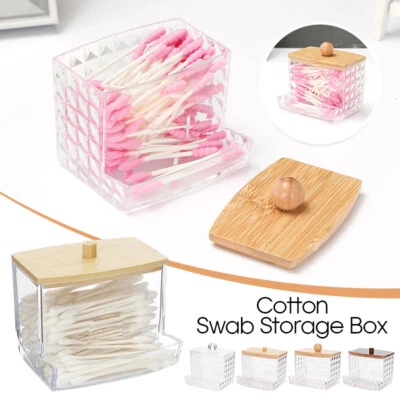 Swab Storage Box Ear Cotton Stick Swabs Dispenser Toothpick Storage Container - Image 1 of 4