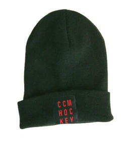 CCM HOCKEY SENIOR/ADULTO Cuffed Watchman Beanie GORRA DE MEDIA/SOMBRERO OSFM-Negro - Imagen 1 de 3