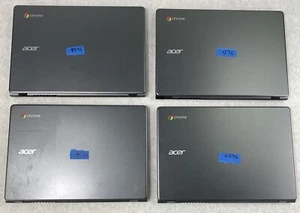 Lot of 4 Acer Chromebook C720 11.6" 1.4 GHz 2GB DDR3L Grade C FOR PARTS - Picture 1 of 12