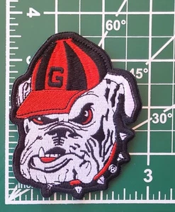 Georgia Retro 1958-1964 "Uga" Bulldog Iron On Embroidered Patch ~FREE Tracking!! - Picture 1 of 1