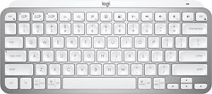 Logitech MX Keys Mini - Minimalist Wireless Illuminated Keyboard - Pale Gray
