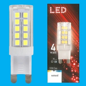 1x 4W (=35W) G9 LED Capsule Light Bulb, 6500K Daylight White, Lamp 180-260V - Picture 1 of 1