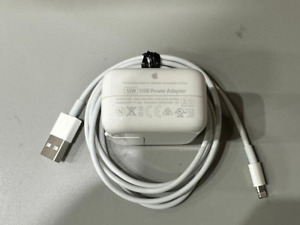 Apple 12w USB Wall Charger Adapter  for ALL iPhones with lightning cable A1401