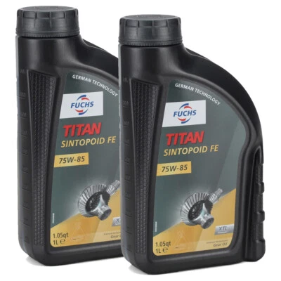 2L 2 Liter FUCHS TITAN SINTOPOID FE SAE 75W-85 Achsöl Achsgetriebeöl API GL-5 - Bild 1 von 2