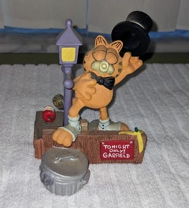 VTG Danbury Mint 1993 Garfield Resin Figurine 5" Midnight Serenade by Jim Davis - Picture 1 of 7
