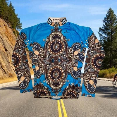 Adult Cycling Jersey Paladin Long Sleeve Mandala Size S - Image 1 of 2