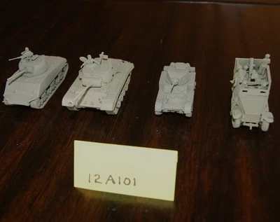 Escala 1/72, plástico usado, tanques americanos de la Segunda Guerra Mundial, 1/2 pista, obús Tom largo Foto 1 de 4