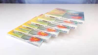 Lot 6 Sealed Optodisc DVD-RAM 9.4GB DVD Rewritable Type 4 Cartridge Disc Blank - Image 1 of 4