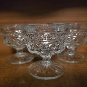 Vintage Wexford Glas Desert, Eisbecher, Eisschale 4er Set - Bild 1 von 6