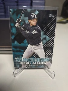 2022 Topps Series 1 - Welcome to the Show Miguel Cabrera #WTTS-28 Black /299 - Picture 1 of 2