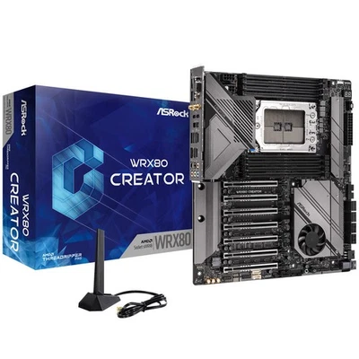 ASRock WRX80 Creator WRX8 R2.0 Socket Scheda madre AMD WRX80 90-MXBKH0-A0UAYZ - Immagine 1 di 4