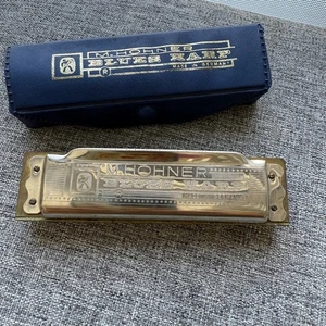Hohner Blues Harp Harmonica Key C Made In Germany With Case - Picture 1 of 6