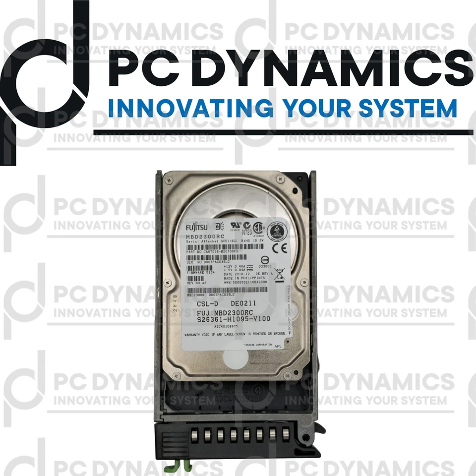 Disk Fujitsu MBD2300RC 300GB 10K RPM 16MB Cache SAS-2 6Gbps 2.5'' - Immagine 1 di 3