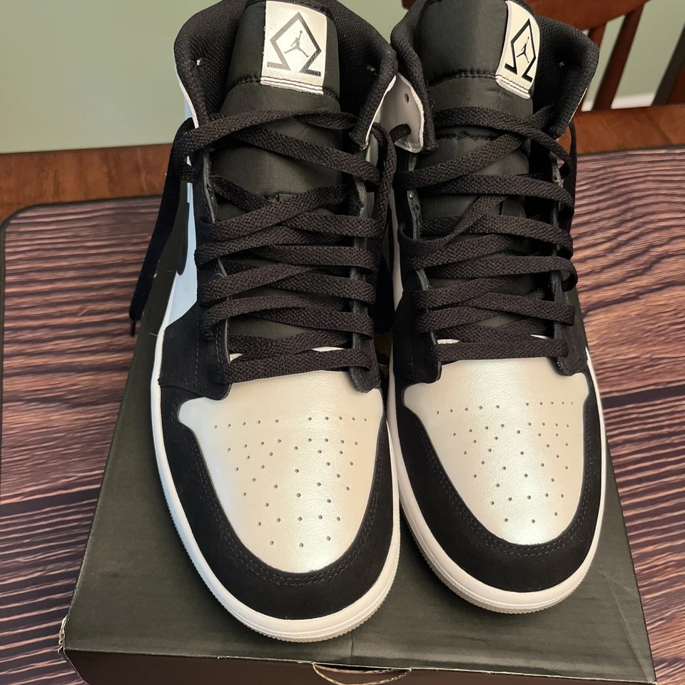 Nike Air Jordan 1 Mid "Pantalones Cortos Diamante" ~ DH6933-100 ~ Talla 12 ~ Original Retro Foto 1 de 4