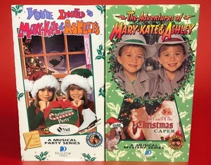Mary Kate & Ashley VHS Lot - Christmas Party & Christmas Caper - FREE SHIPPING - Picture 1 of 8