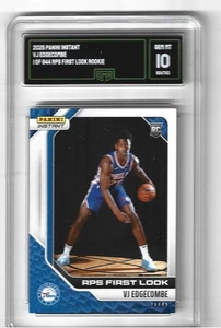 VJ Edgecombe Panini Instant 2025 Rookie RPS First Look Graded Gma Gem Mint 10 - Picture 1 of 2